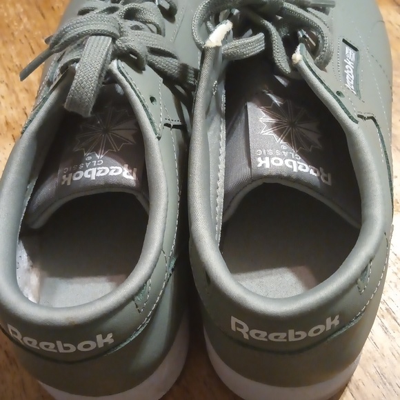 Reebok Womens Army Green Sneakers - Picture 9 of 11